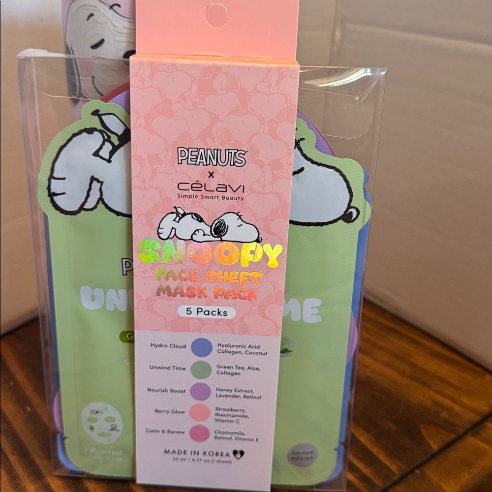 Snoopy Pink Tumbler with Celavi Face Masks, Coin Purse - Picture 6 of 9